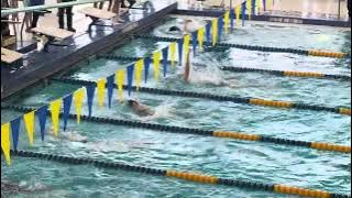 100SCY Backstroke E:47 H:2 1:16.17(2025 NI Victor Winter Classic)