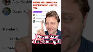 Some HUGE stuff from today’s banned and restricted announcement… #magicthegathering  #mtgcommunity