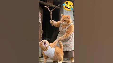 Watch the video about Very funny cats😂|| #shorts #viral #cats #animals #reelsviral