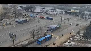 Момент ДТП с автозаком в центре Москвы #путин #москва #митинг