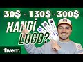 Fiverr ile LOGO Yaptırmak! 460$&#39;a (13.500 TL) Logo Tasarımı