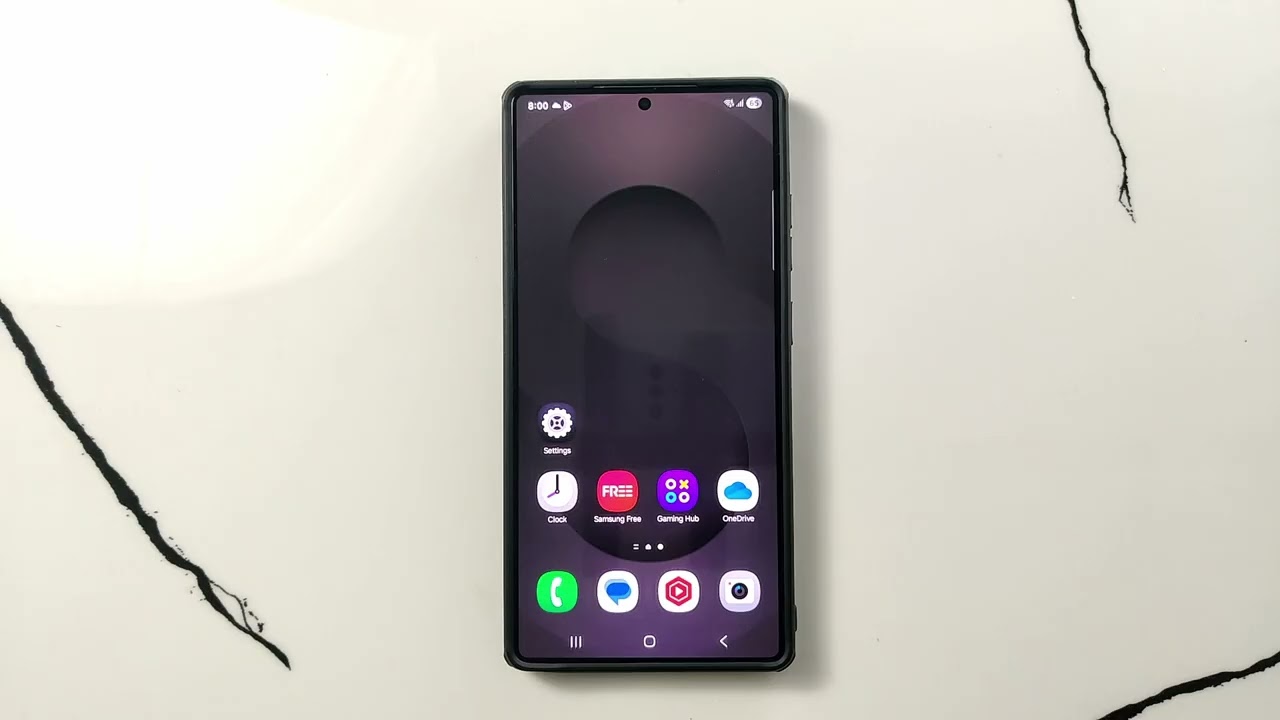 как изменить соотношение сторон при зеркальном отображении на Samsung Galaxy S25 Ultra