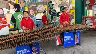 Live Streaming Menghibur Pasar Beringharjo Malioboro (Angklung New Carehal)