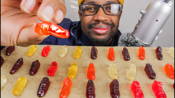 ASMR EATING HARIBO SOUR KICKS GUMMY CANDY | ASMR TY | MUKBANG