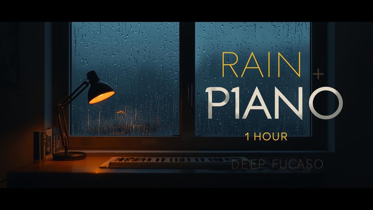 Rain + Piano Focus Music (1 Hour) 🌧️🎹 Deep Concentration & Study ...