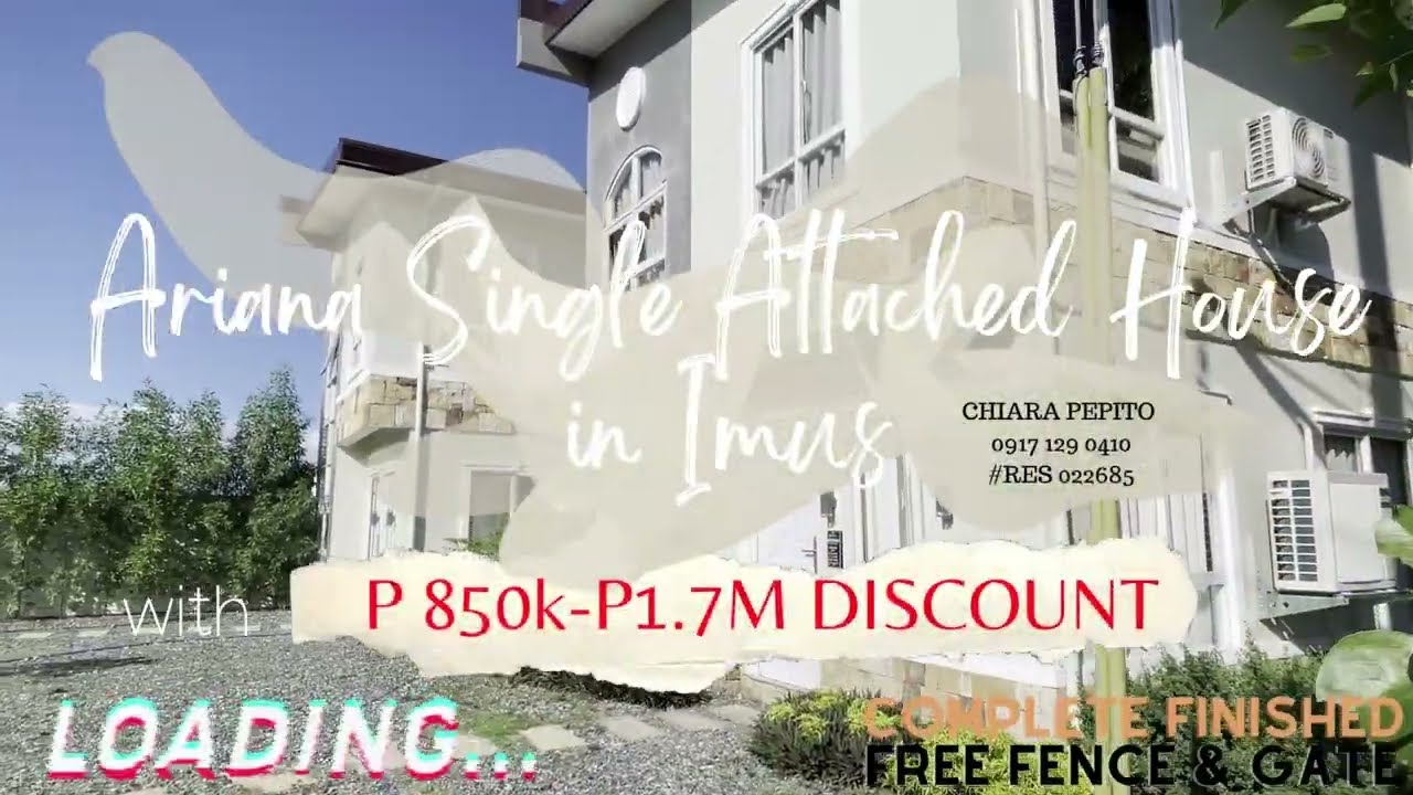 ARIANA SINGLE ATTACHED HOUSE IN IMUS COMPLETE TURNOVER TEASER