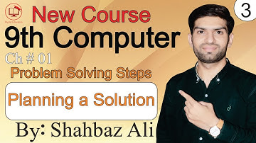 Planning a Solution | Problem Solving Steps | 9th class computer Chapter 1 | @Digital Education