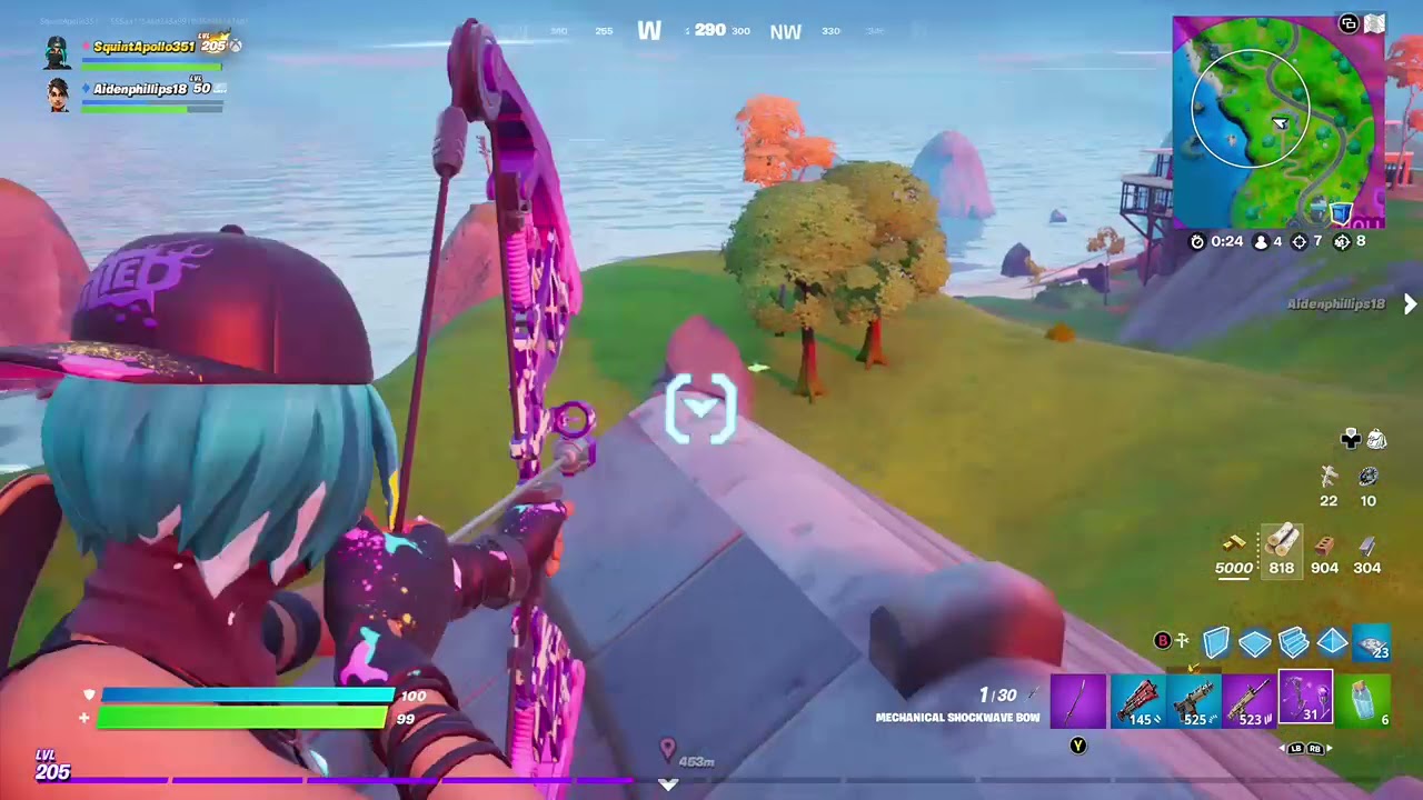 Duo win with Raz's explosive bow