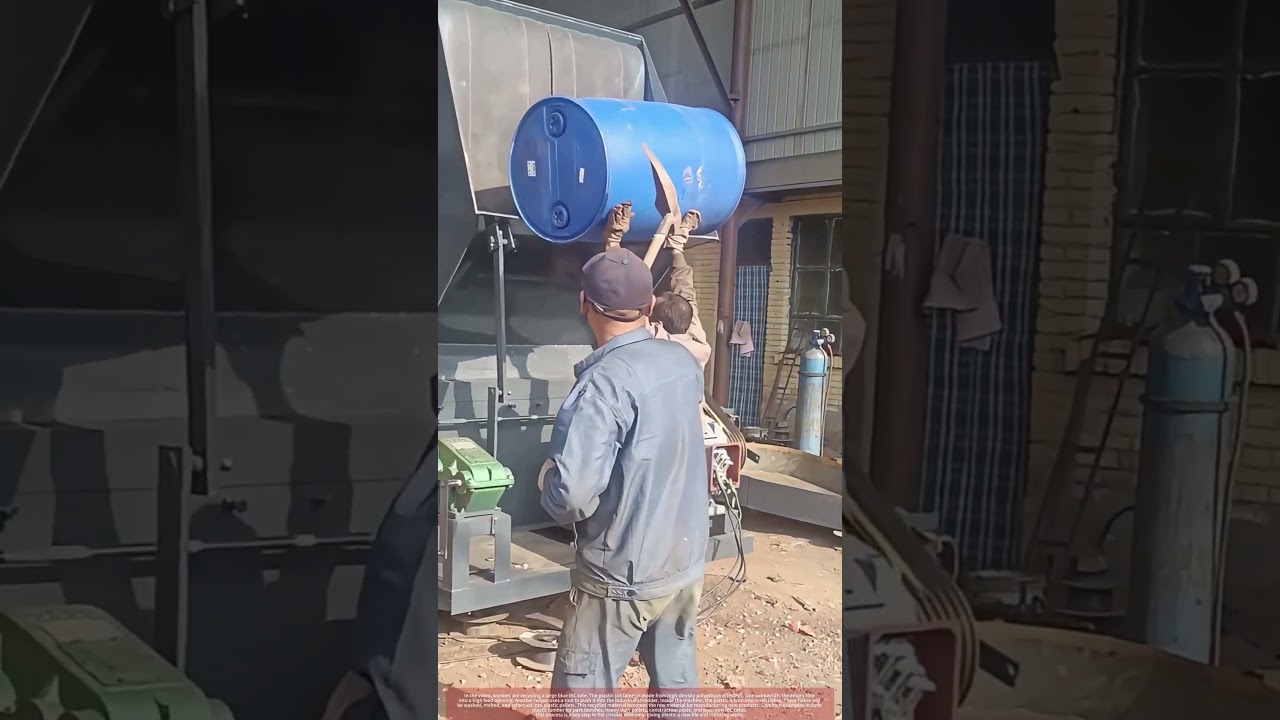 Recycling an IBC Tote : From Bulk Container to Raw Flakes