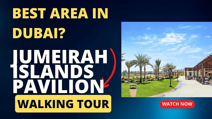 [4K] DUBAI Jumeirah Islands PAVILION WALK TOUR 🇦🇪