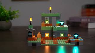 BrickBling Light Kit for LEGO Minecraft The Trial Chamber 21271