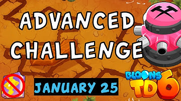 Bloons TD 6 Advanced Challenge | Underrated Tier 5 | No MK No Powers Used | January 25 2024