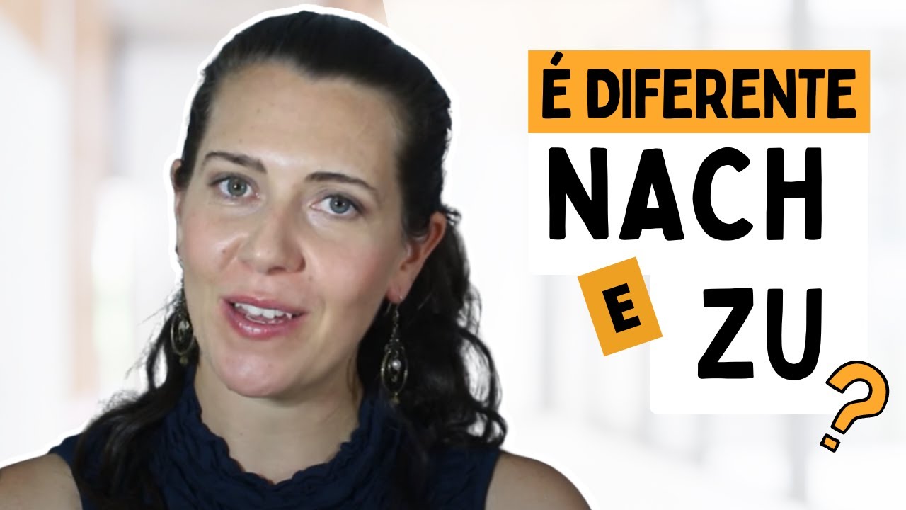 A diferença das preposições NACH e ZU 