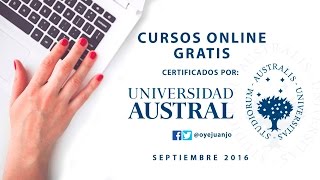 Registrarse en los cursos online gratis de la Universidad Austral