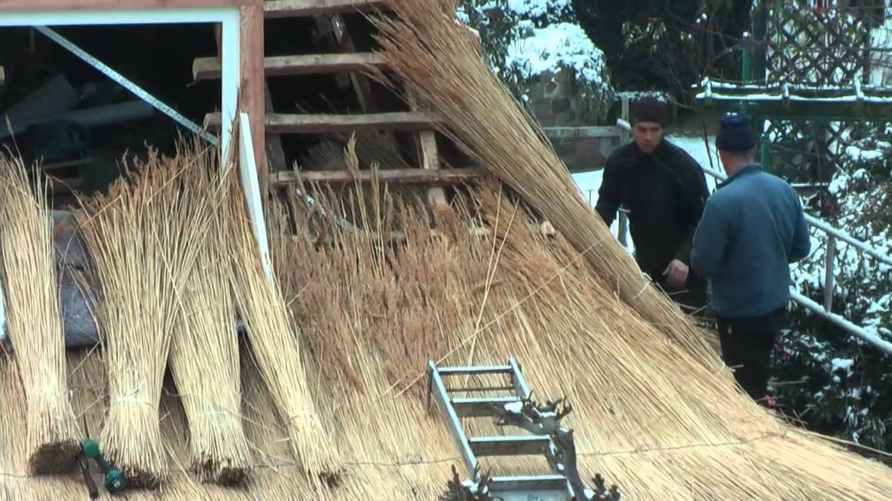 Reetdach wird erneuert