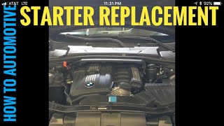 How to Replace a Starter on a 2008 BMW 328i (N52)
