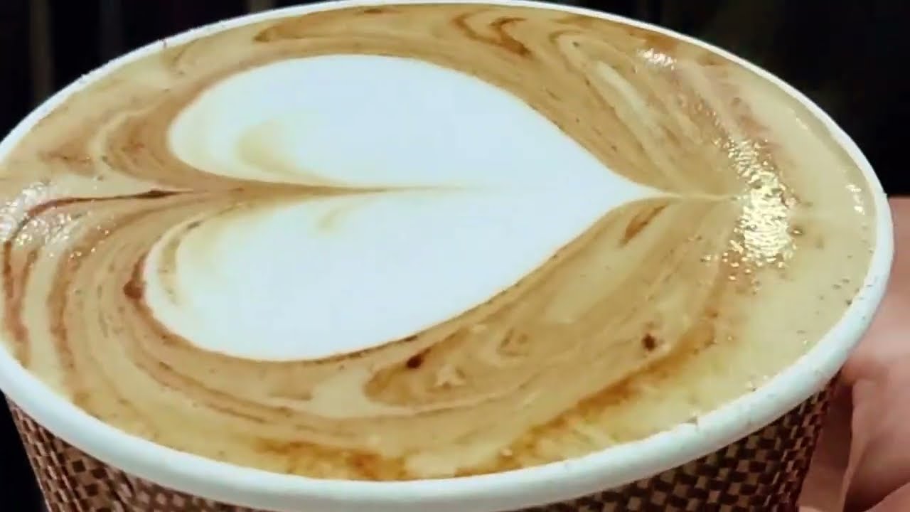 How to make latte art practice | coffee recipe | latte recipe | cappuccino recipe Cafe vlog | 