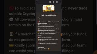 🔐 Stay Safe on P2P Trading – Trade Only on Cryptopadie