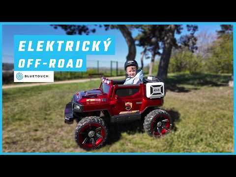 Dětský elektrický off-road BLUETOUCH | Terénní jízda, samolepky a dobrodružství pro malé řidiče