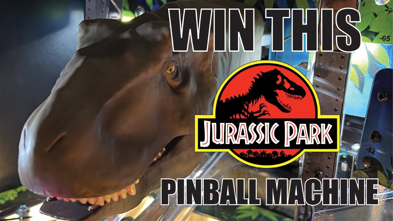 Win this Jurassic Park Premium Pinball Machine by Stern OPG4 Is LIVE