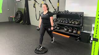 Unity Fitness - 2DB Hang FFE Split Squat