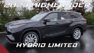 2023 Toyota Highlander Hybrid Limited AWD Overivew