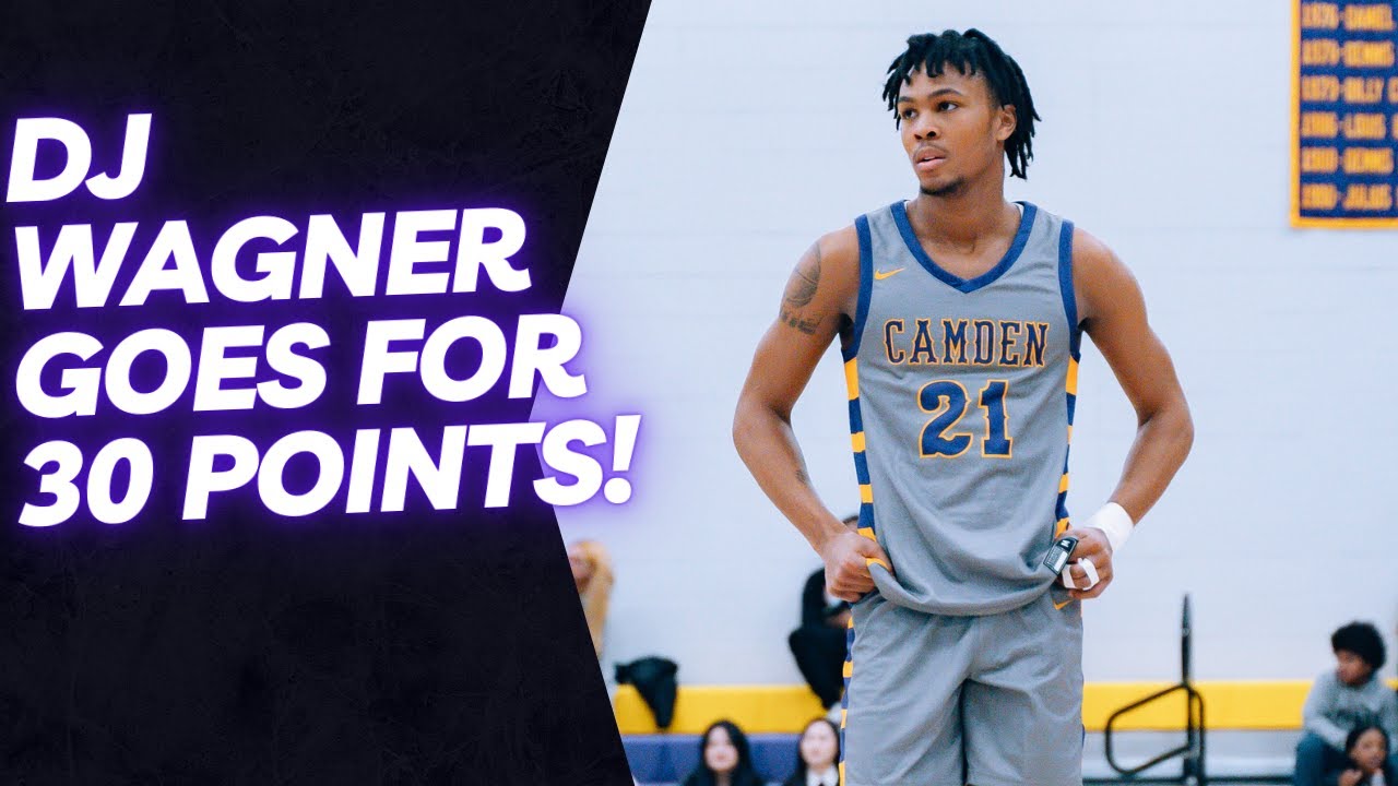 Too Easy!! DJ Wagner Goes for 30 Camden High Vs Camden Catholic Game ...