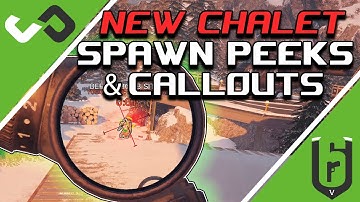 Chalet Rework Callouts and Spawn Peeks in Rainbow Six Siege