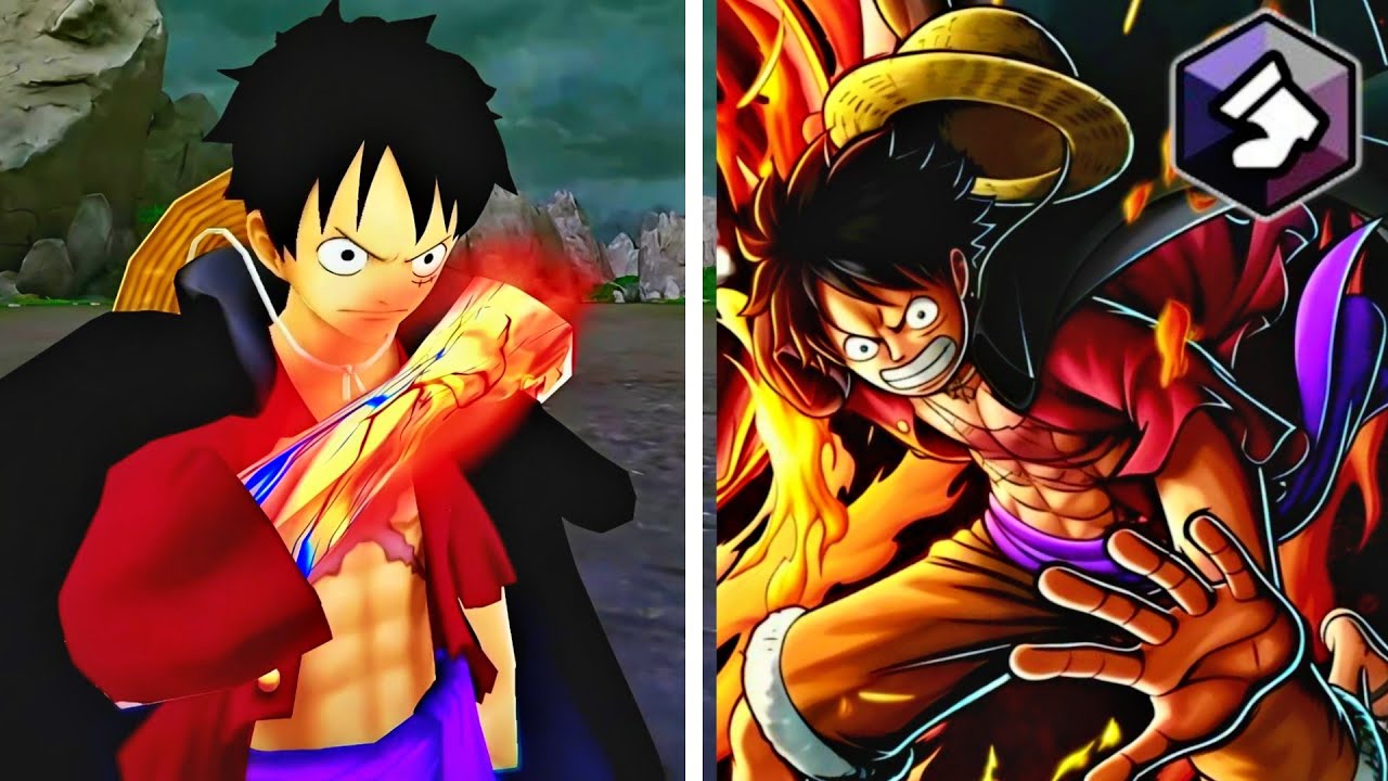 Lv100 New Red Roc Luffy Gameplay in One Piece Bounty Rush - YouTube