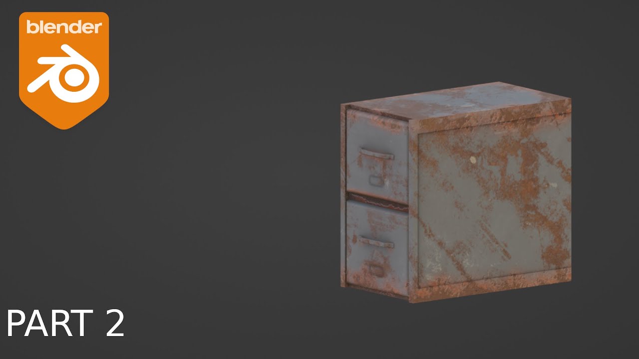 Blender 3.0 Modeling Tutorial - File Cabinet Part 2