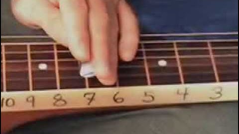 DOBRO LESSONS - G MAJOR SCALE SEQUENCE LICK