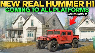 New Hummer H1 Vehicle Release Date Coming to All Platforms in SnowRunner