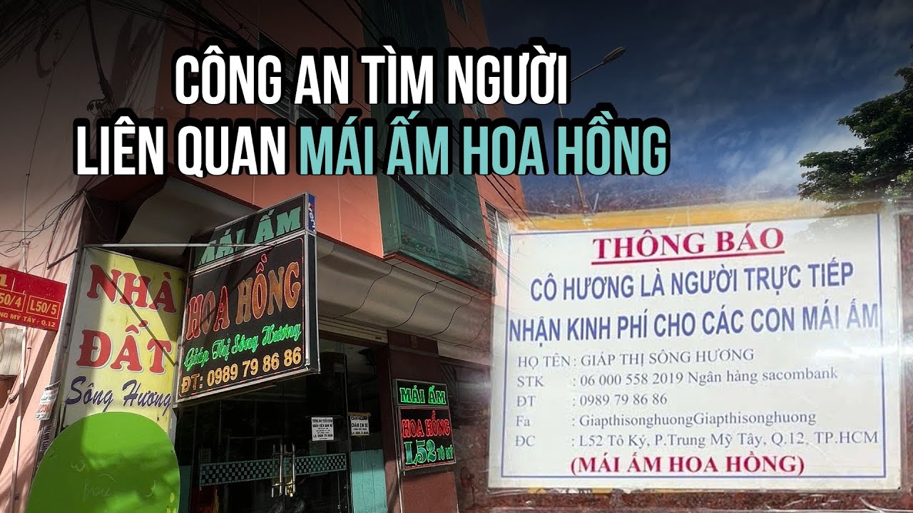 Công an tìm người nhận con nuôi hoặc gửi, cho con cho Mái ấm Hoa Hồng