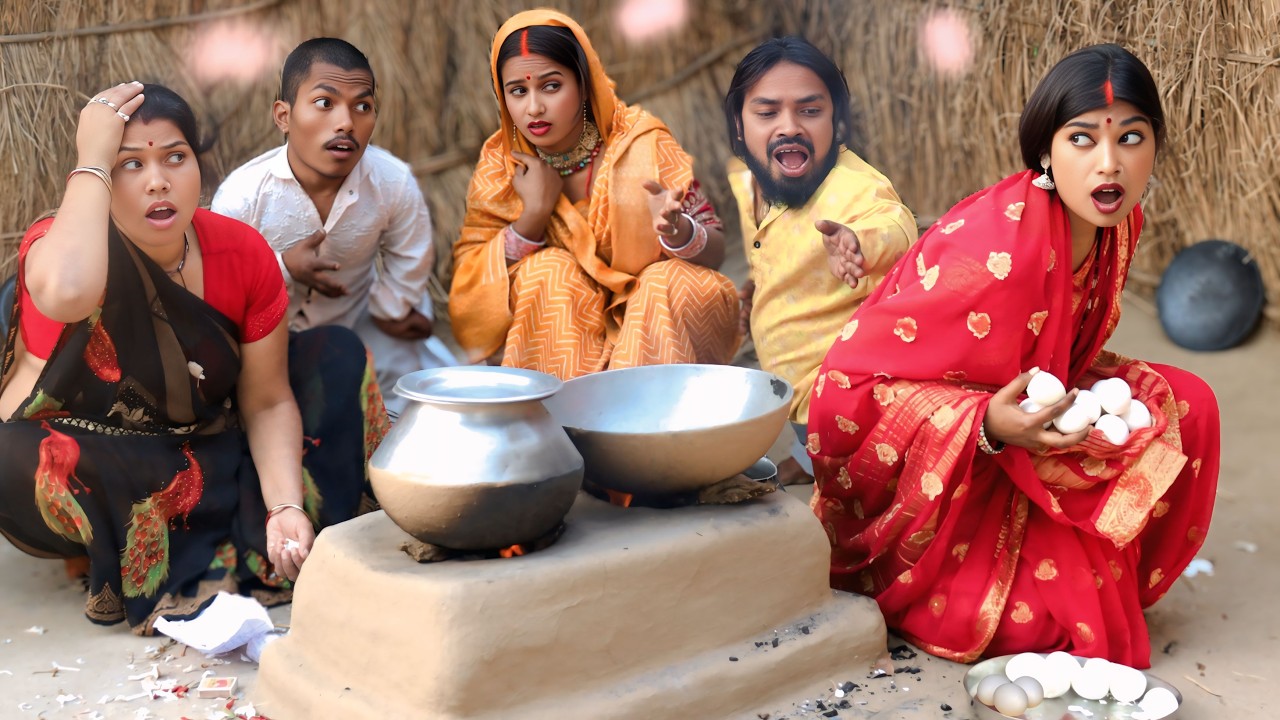 देखिए नई नवेली दुल्हन ने कैसे अंडा चुराकर खाती है फिर देखिए क्या हुआ|BounaVinesComedy