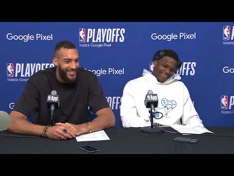 Anthony Edwards & Rudy Gobert talk Game 3, FULL Postgame Interview