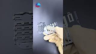 Precision Etched Electronic Bracket by TMNetch | High Accuracy Metal Support Components #tmnetch