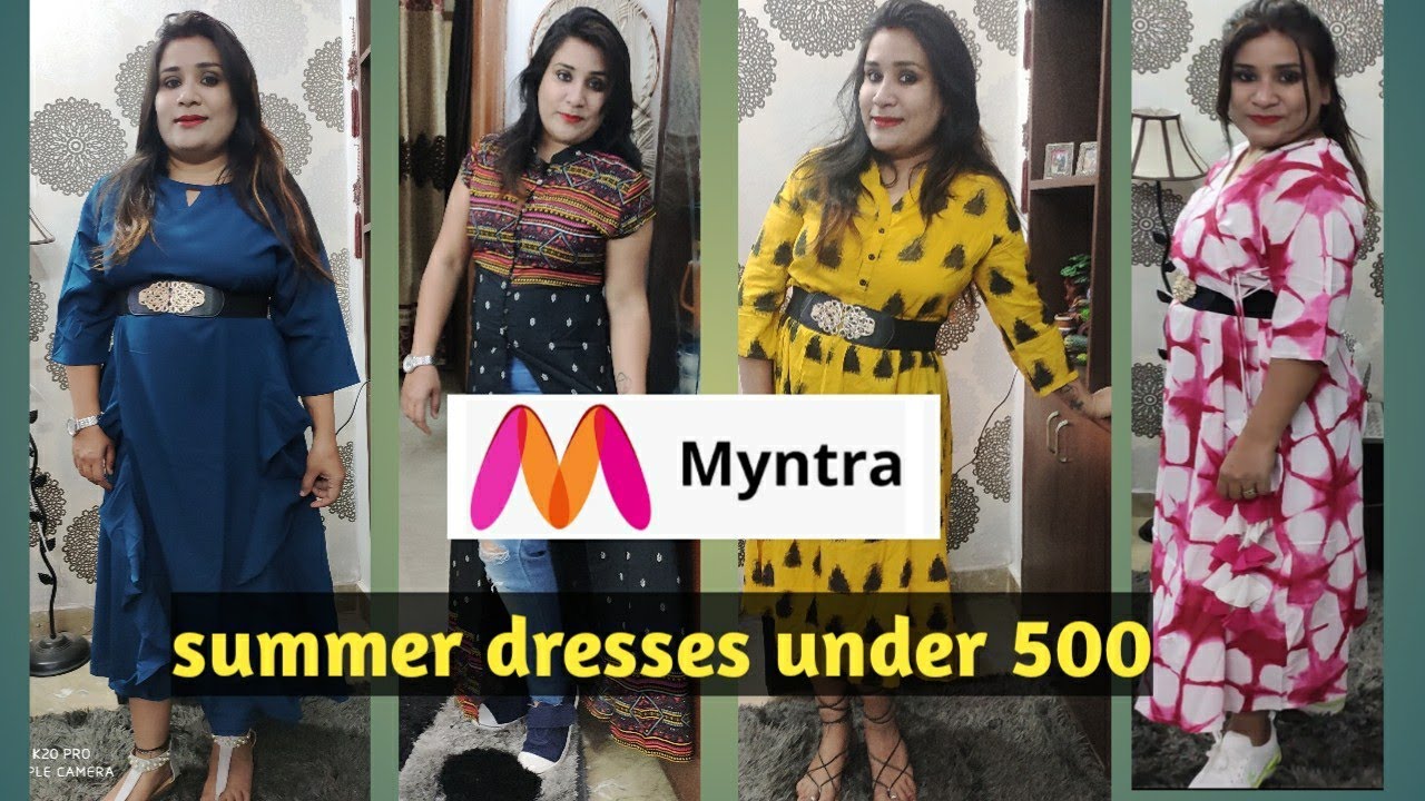 Myntra latest summer dresses under 500 ...