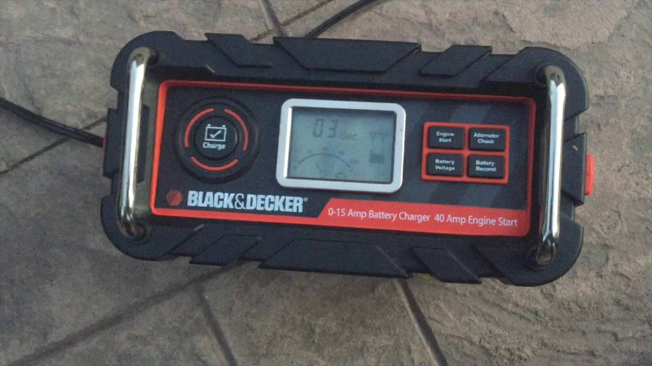 Black & Decker 10 Amp Battery Charger Test / Review 