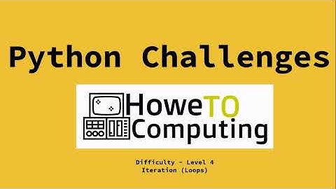 Python challenges level 4 challenge 2