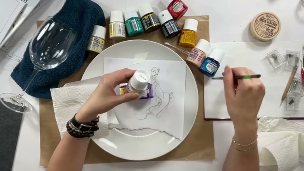 Peinture porcelaine par Josée Cloutier