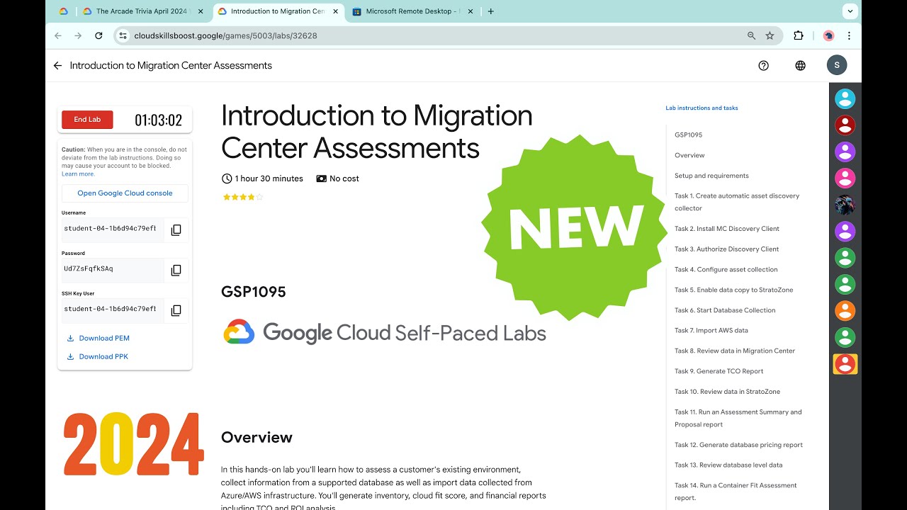 [2024] Introduction to Migration Center Assessments || #qwiklabs || # ...