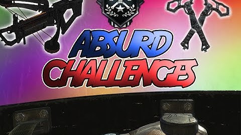 Black Ops 2 - Absurd Challenges #1 (Two Cross Map Tomahawk Kills, Funny Fails, & Funny Moments!)