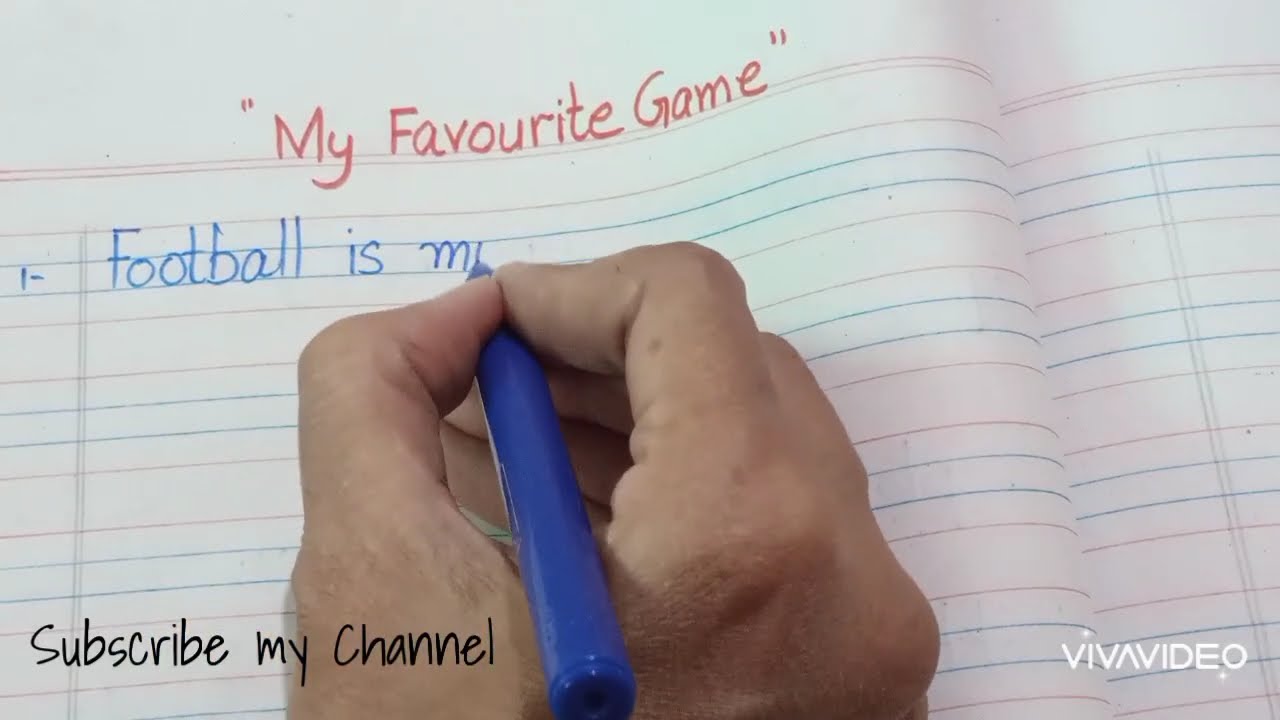 Essay on My favourite Game || Essay on My favourite game football in English || My favorite game