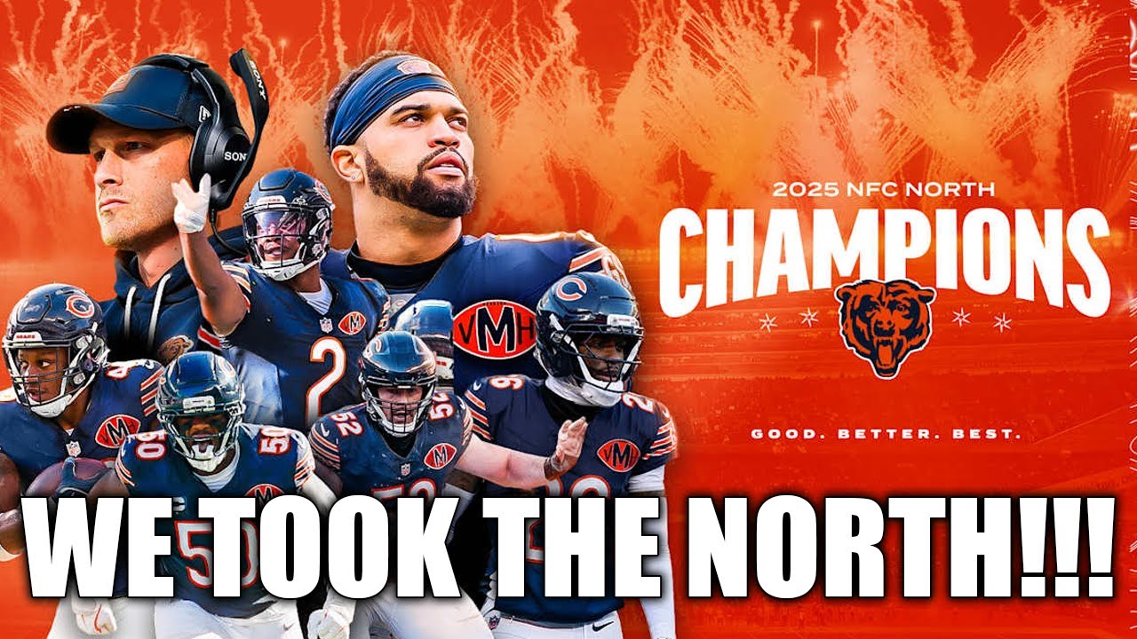 РЕАКЦИЯ НА ТОТ ФАКТ, ЧТО «DA Bears» СТАНОВЯТСЯ ЧЕМПИОНАМИ СЕВЕРНОГО дивизиона NFC В 2025 ГОДУ!!