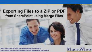 Exporting Files from SharePoint to a ZIP or PDF