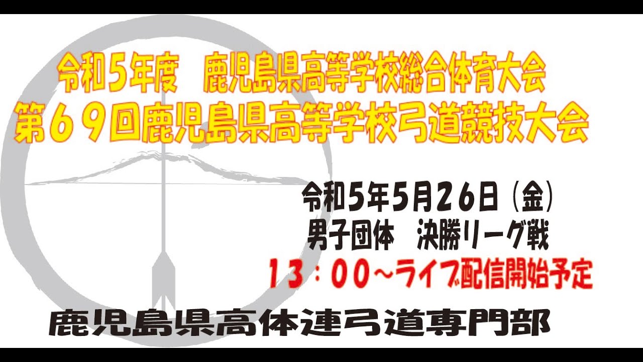 2023鹿児島県高校総体 男子団体 決勝リーグ戦、表彰式 - YouTube