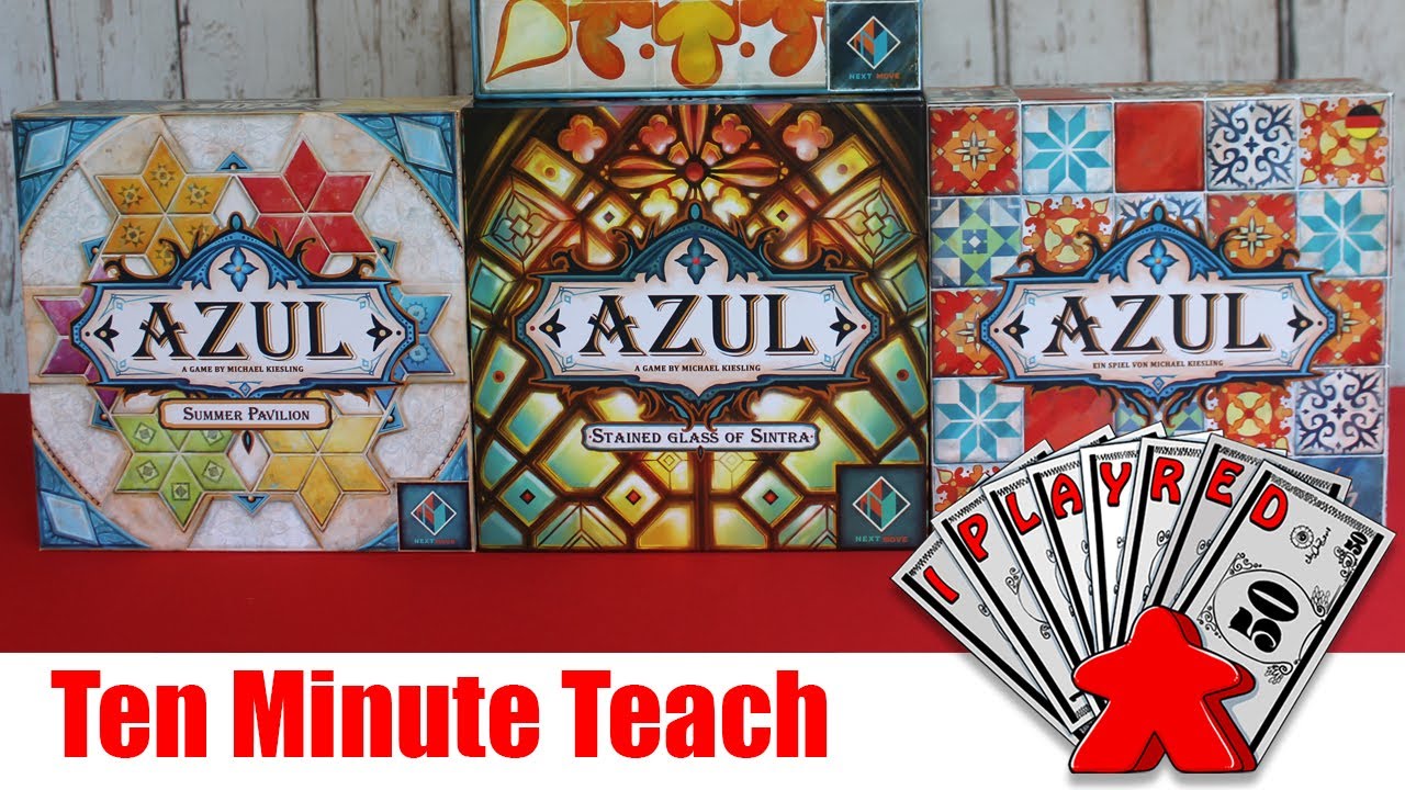 Azul (its many flavours) from Next Move Games