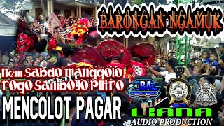 BARONGAN GALAK NGAMUK New SABDO MANGGOLO Feat ROGO SAMBOYO PUTRO | Salah Ambil Mic Suara  Gembrett