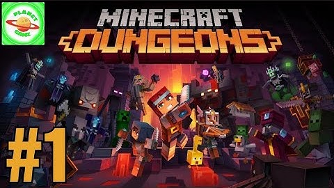 Minecraft Dungeons - Gameplay Walkthrough Part 1 - Squid Coast, Creeper Woods, and Creepy Crypt