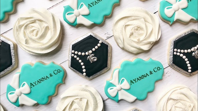 Midtown Sweets - Tiffany gift box cookies with the Louis